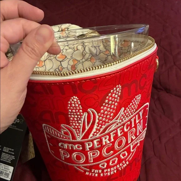 AMC Loungefly Popcorn Bucket crossbody Bag - Picture 9 of 10
